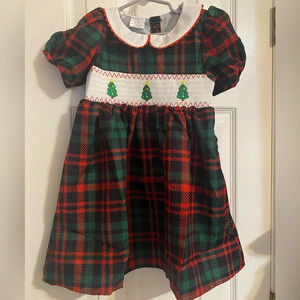 New Smocked Christmas Dress